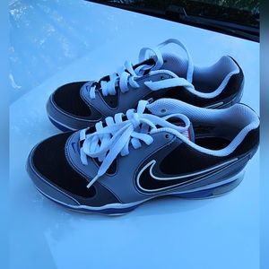 Nike Air Compete 88 Training Shoes. Black, grey, concord. Size 9